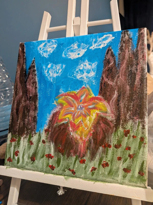 Acrylic painting - Mountain Vibe