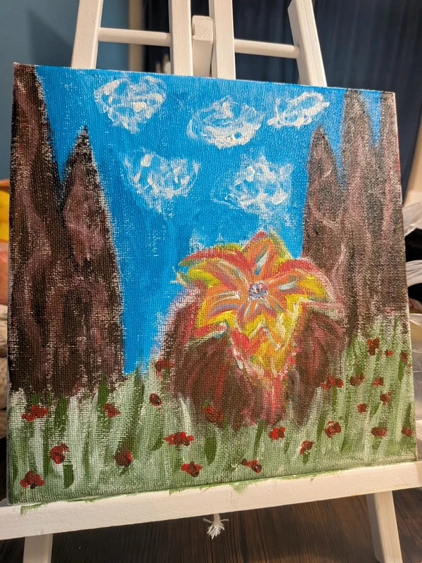 Acrylic painting - Mountain Vibe