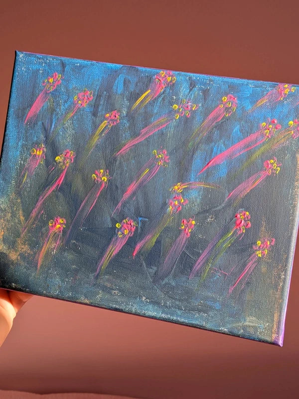 Acrylic painting - Sparkle of the night