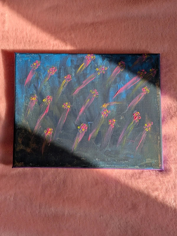 Acrylic painting - Sparkle of the night