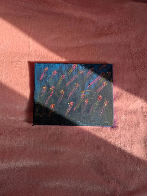Acrylic painting - Sparkle of the night