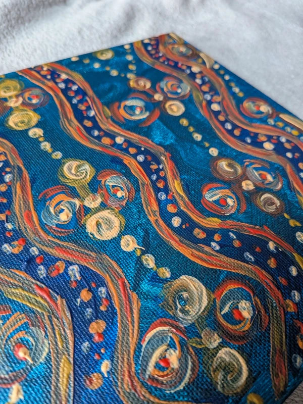 Acrylic painting - Connections