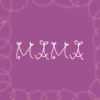 Mama Neon Typography Clipart Without Background