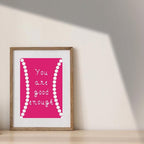 Inspirational Self Care Quote Print – You Are Good Enough (Digital Download)