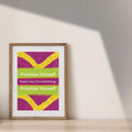 Inspirational Quote Print: Self Care, Self Worth (A3, A4 Digital Download)