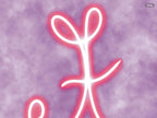 Letter A Clipart: Pink Neon Typography (PNG Digital Download)
