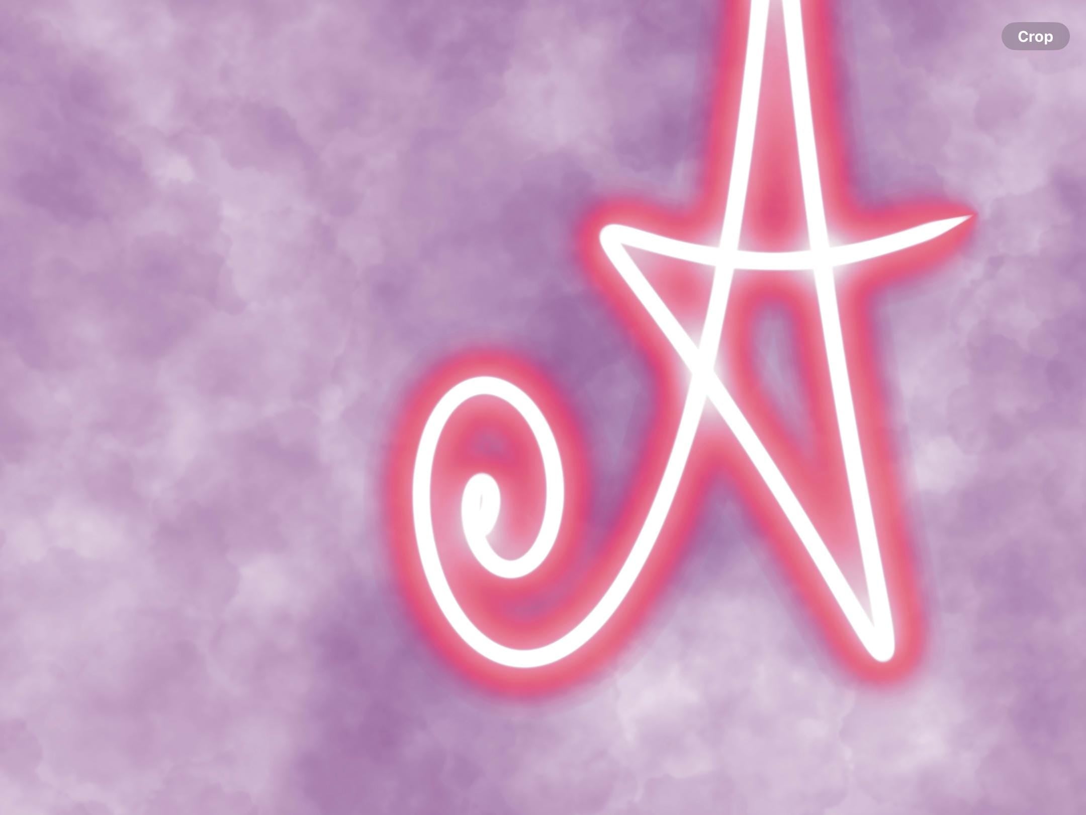Letter A Clipart: Pink Neon Typography (PNG Digital Download)