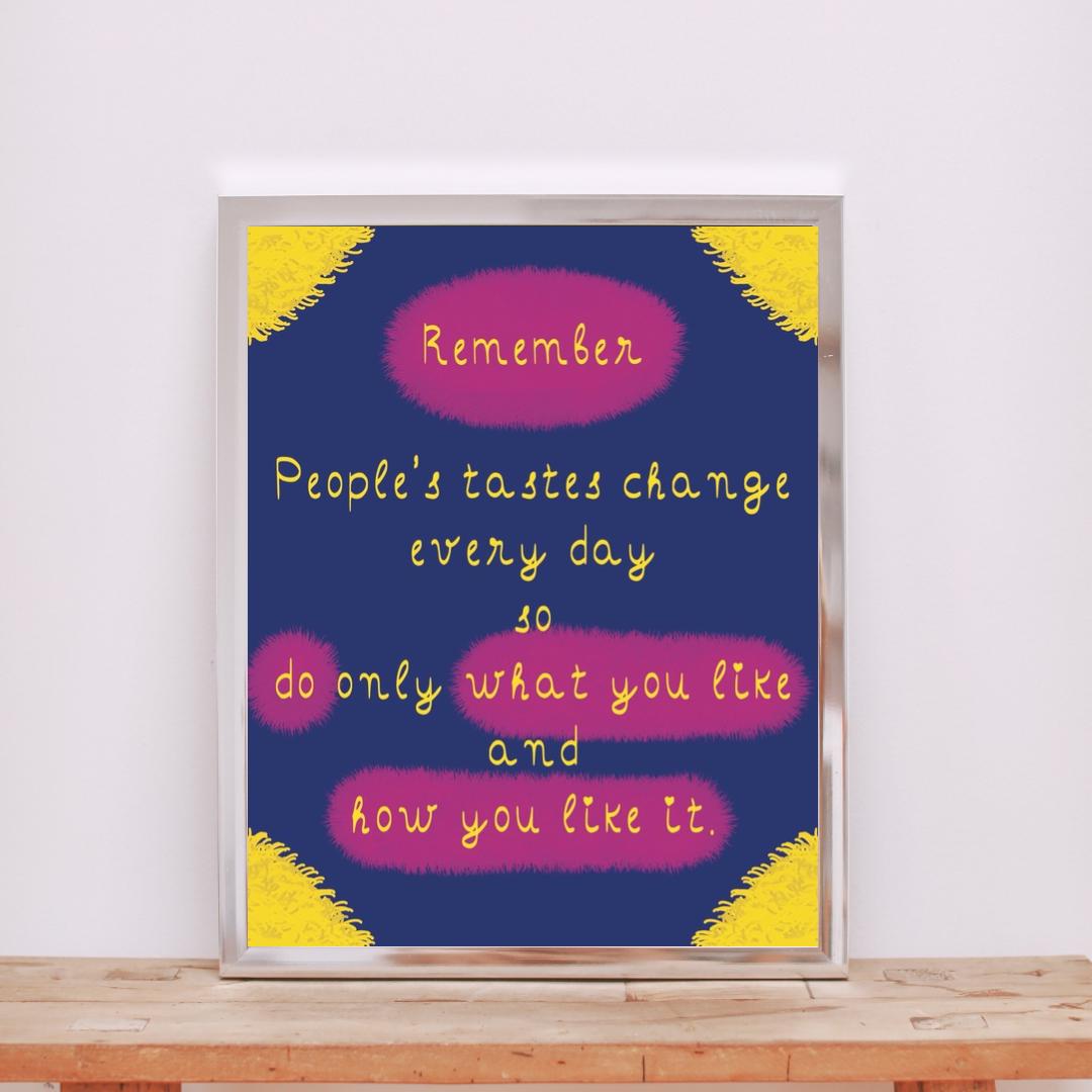 Inspirational Quote Art Print: Self Care Wall Decor (Digital Download)