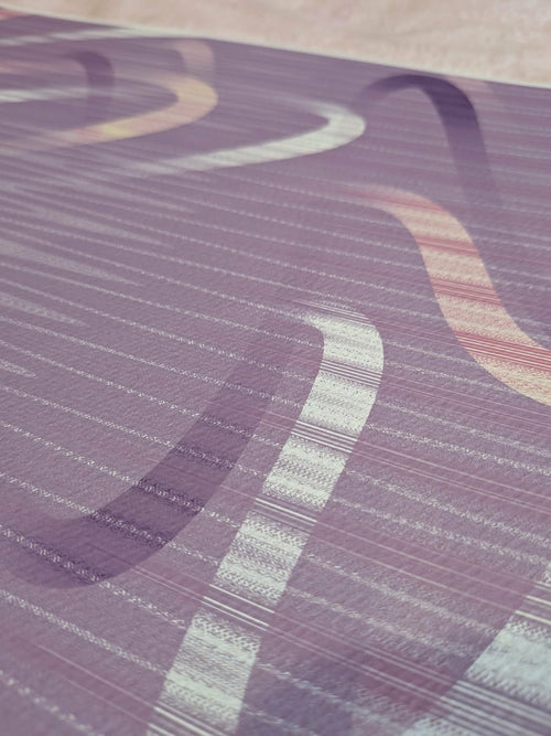 Abstract Art Print - Purple
