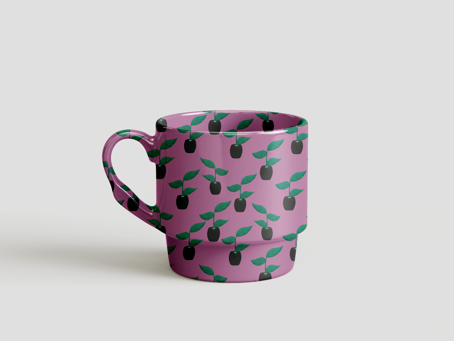 Non Exclusive Pattern Designs Unlimited Commercial Use - plant pot pattern design